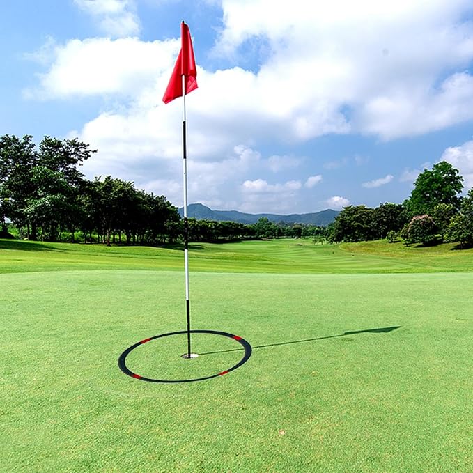 Golf Target Rings - Golf Target Circles, Putting and Chipping Practice Rings | Durable Thin Rings for Short Game Training, Portable Foldable Design, Bright Colors for Easy Visibility, Multiple