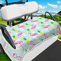 Golf Cart Seat Covers, Golf Cart Seat Towel Blanket, Suitable Yamaha, EZGO, Club Cars, Icon and More 2-Seats Cart, 100% Microfiber, Essential Golf Cart Accessories, 51'' x 31''