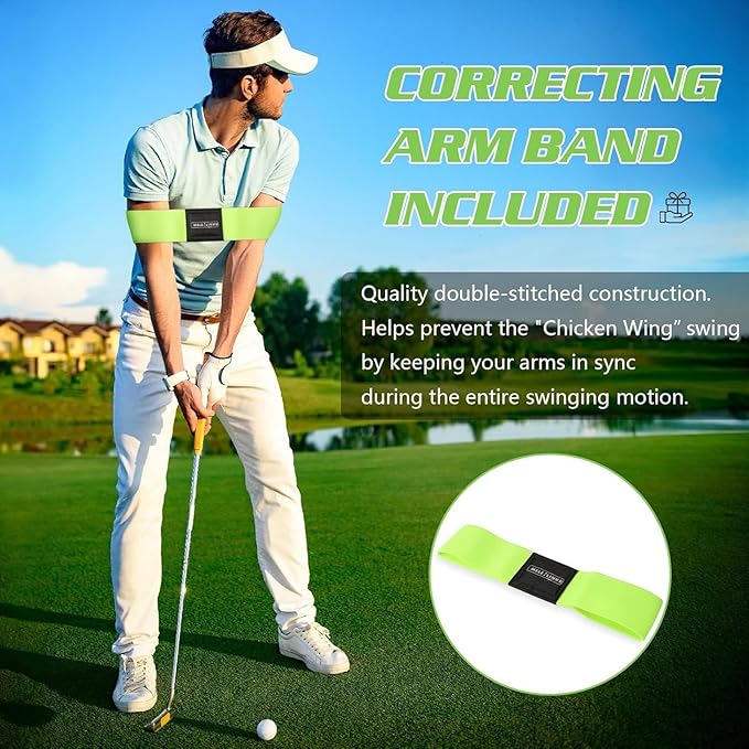 Golf Wrist Brace Golfs Training Swing Postures Correction Golfs Swings Correcting Band Adjustable Trainer Aid Correcting Strap