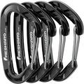 FresKaro 15kN-3372lbs Heavy Duty Wiregate Carabiners, Reliable Time-Tested Stainless Steel Spring Gate, for Camping, Hiking, Hammocks, Backpacking, Dog Leash etc., 3.15inch