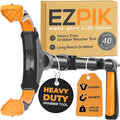 EZPIK Classic 40" Flexible Folding Grabber Tool for Elderly + Magnets, Reacher for Disabled & Seniors Heavy Duty Rotating Grippers for Reaching Underneath, Trash Grabbers & Pickers for Mobility