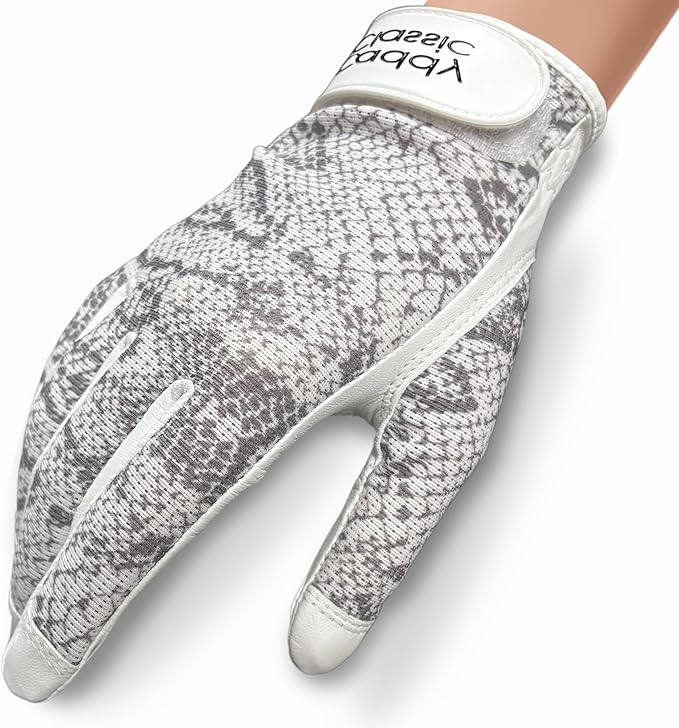 Caddy Classic Ladies Golf Glove Women | Various Stylish Mesh Design for High Breathability | Womens Golf Gloves Left Hand & Right Hand | Premium Leather Construction for Comfortable Fit