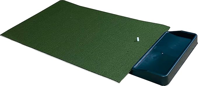 36" x 60" Pro Residential Practice Golf Mat Synthetic Turf Artificial Grass with Ball Tray, Nylon Golf Mat with 5mm Foam