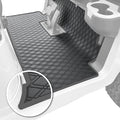 Xtreme Mats Club Car Compatible Golf Cart Mat, Full Coverage Rubber Floor Liner - Fits Club Car Models Precedent (2004-2024+)/Onward & Tempo (2017-2024+)/Villager & V4L (2019-2024+) - All Black