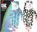 Ladies Golf Gloves Women Right Handed Golfer Left Hand Value 2 Pack with Ball Marker Leather All Weather Grip Breathable Soft Gift Set