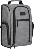 Goloni Golf Shoe Bag for Men & Women, Padded Travel Shoe Bag with Side Accessory Pockets,Sport Shoe Carrier for Golf Shoes,Socks,Tees & Balls,Durable & Lightweight Design (Gray)