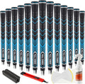 Rubber Golf Grips 13 Pack, High Traction, Non-Slip, Advanced Texture, Choose from 13 Grips or 13 Grips with Regripping Kit, Standard/Mid/Jumbo Size, 4 Colors Available RG01 Golf Club Grips