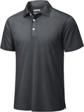 TACVASEN Mens Golf Shirt Dry Fit Mens Polo Shirts Short Sleeve Performance Golf Polos for Men with Collar Work Shirts