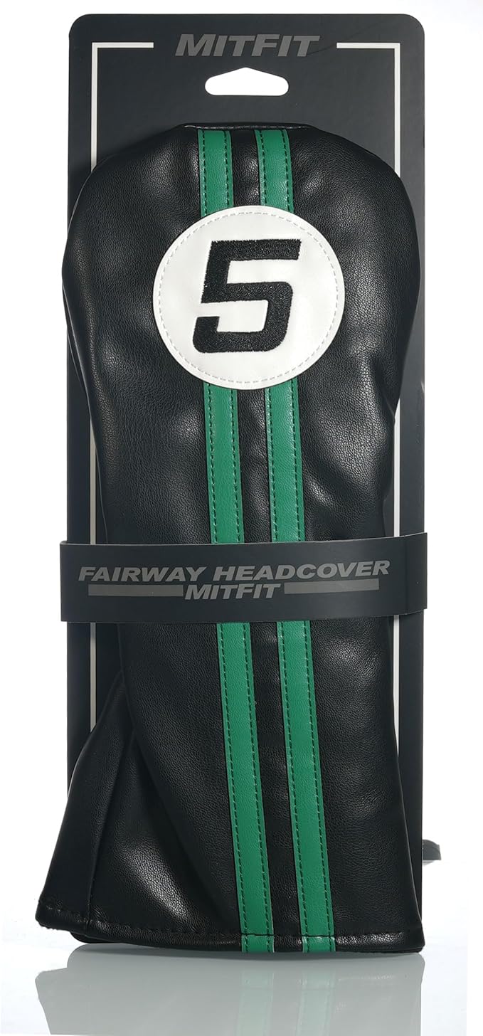 Single Headcover, Easy Slip-On Easy-Off Golf Club Head Cover, Fleece Lined Interior, Water Resistant and Durable Shell, Individual Retail Pack