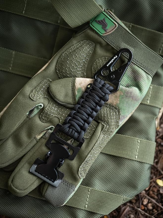 Tactical Glove Clips Work Glove Holders Strap w/Metal Alligator for Duty Belt Backpack Camping Hiking Construction