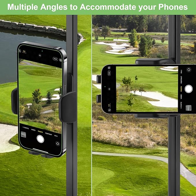 Golf Cart Phone Holder Magnetic for EZGO Club Car Yamaha, Magnetic Phone Holder for Golf Cart, Fits for iPhone Samsung Galaxy Google Pixel, Golf Cart Accessories Essentials, Golf Gifts for Men Women