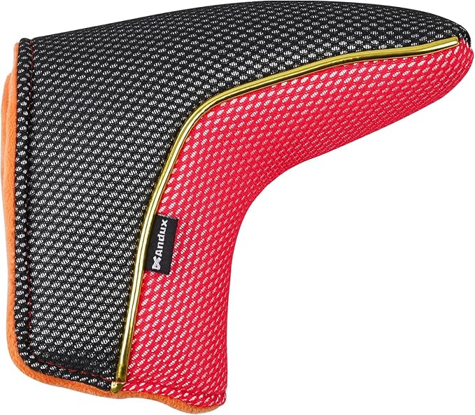 Andux Gold Putter Cover Golf Blade Putter Head Covers MT/TG31