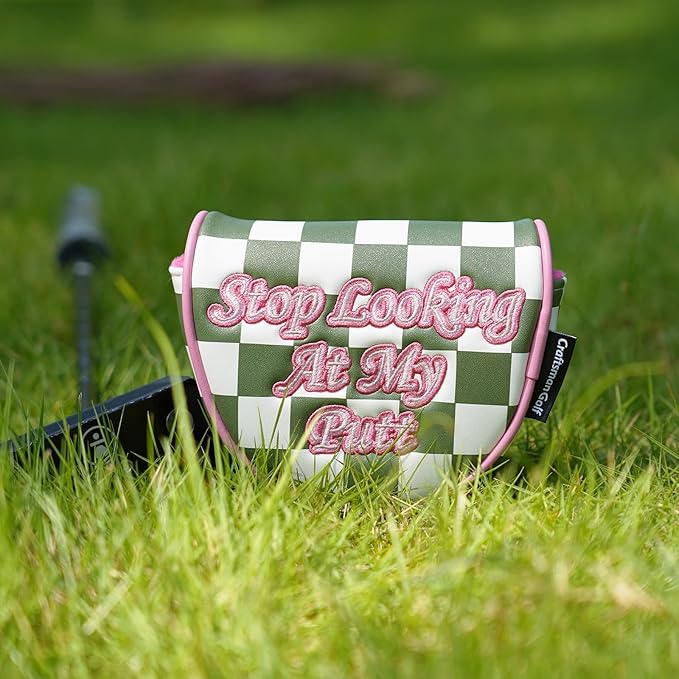 Craftsman Golf Club Cover Golf Head Cover for Driver Fairway Hybrid/Utility Woods Headcover Set Putter Head Cover for Mallet Blade DF3