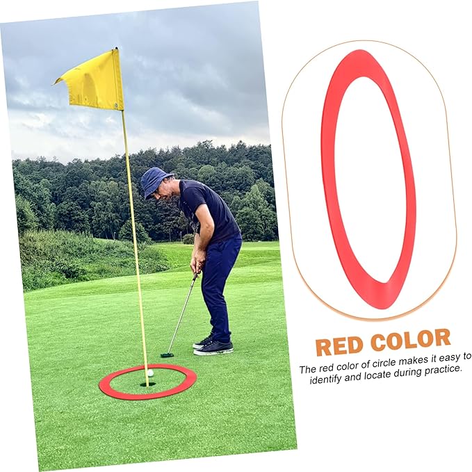 Golf Putting Practice Circle Durable Silicone Target for Training Design for Enhanced Accuracy Golf Training Equipment