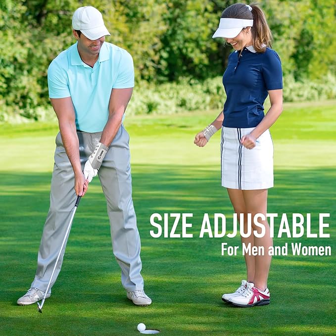 GAIARENA Golf Wrist Brace Wrist Hinge Swing Aid, Efficient Golf Swing Training Equipment to Correct Wrist Angle & Develop Muscle Memory for Beginner Golfers