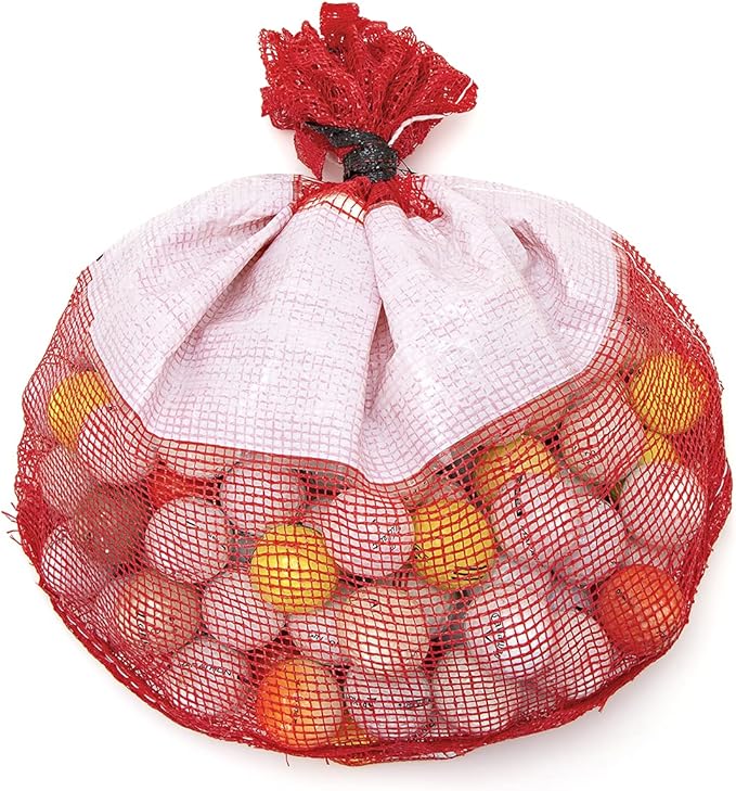 Recycled Hit-Away Used Golf Balls - Cheap Bulk Golfballs Perfect for Practice & Range Hitting - Mix Comes in a Mesh Ball Carrying Bag
