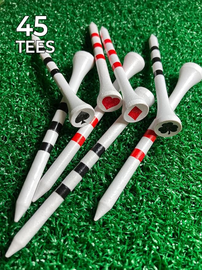 PrideSports 2-3/4" Playing Card Tees, White (PS23445C)