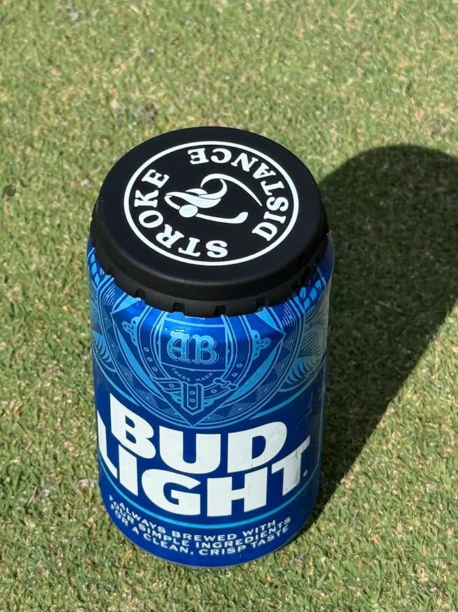 Can Cap Tee 3 Pack: Ultimate Beverage Protection & Golf Tee in One - Black