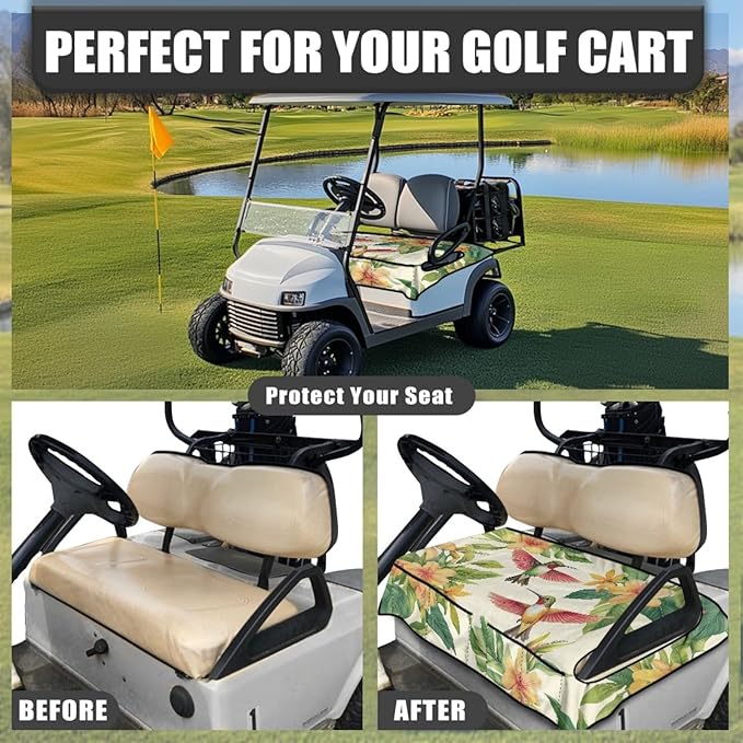 Golf Cart Seat Covers Universal Golf Cart Seat Cover Blanket Cushion Cover Sports Golf Cart Accessories