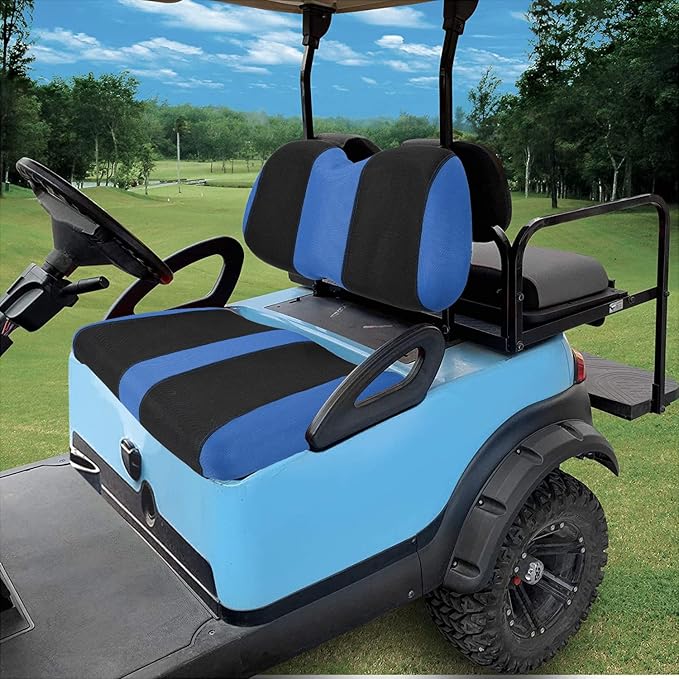 Golf Cart Seat Cover Sets Front Golf Cart Seat Covers Fit for Club Car Precedent OEM Ordinary Seat Cushion, Washable Seat Cover