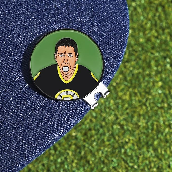 Enamel Golf Ball Marker with Magnetic Hat Clip - Funny Golf Accessories - Great Gift for Golf Lovers