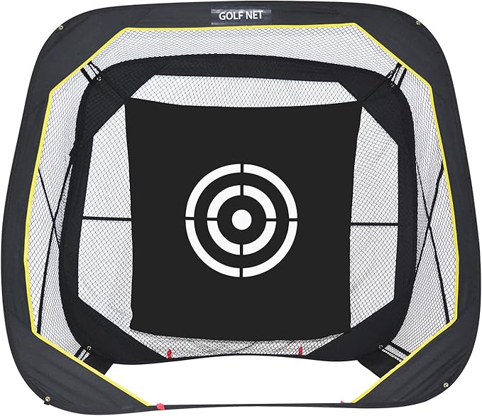 Golf Pop-Up Practice Net: 6x6x3ft Portable for Backyard Training Garage Use Youth Men Women Driving Range Gift