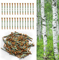 FINGER TEN Golf Tees Wood for Men Wooden Tee 1 1/2 2 3/4 3 1/4 Inch Western Birch Value 100 Pack, Reduce Friction Spin Tall Sturdy Base for Stability Long-Lasting Durability