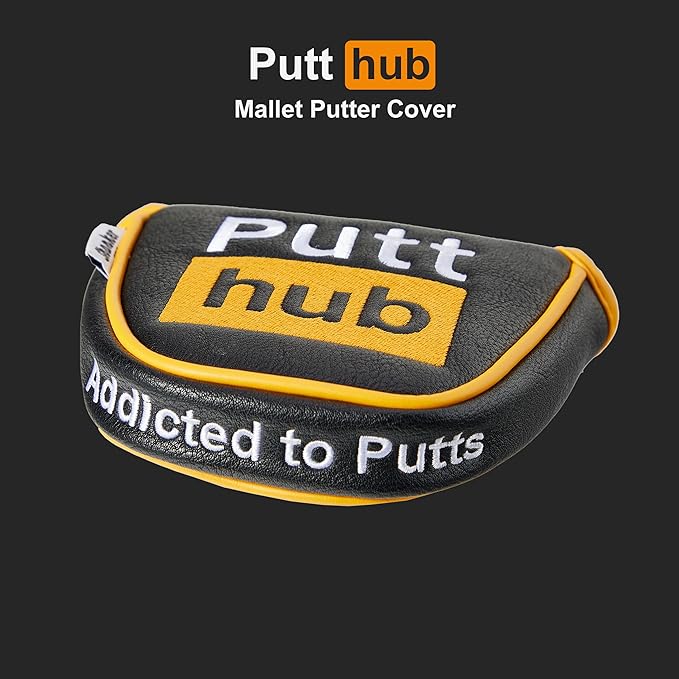 Shanker Golf Funny Putter Cover - PuttHub Mallet or Blade Style Cover - Perfect Joke Gift for Golfer - Funny Novelty Golf Gift Idea