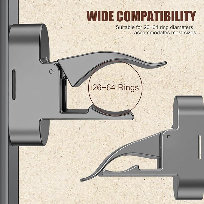 Lunira Universal Magnetic Holder for Golf Carts, Single-Handed Operation, Equipped with Powerful Magnets and Non-Slip Straps, Scratch-Resistant, Comes with a Gift Box, for Golfers
