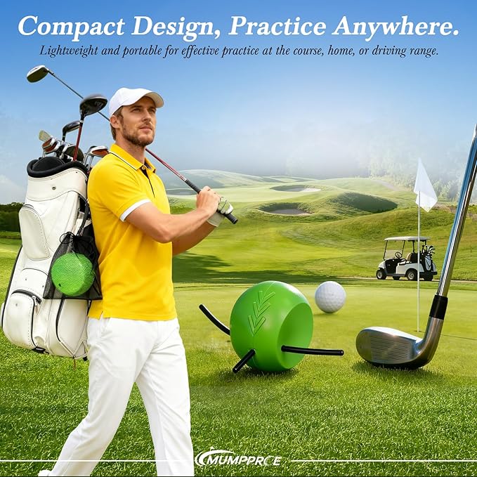 The Connector Golf Training Aid, Golf Swing Trainer for Posture Correction Practice, Golf Swing Training Aid Gift Suitable for Golfers at Every Stage, Helps Train Proper Swing Technique, Arm Structure