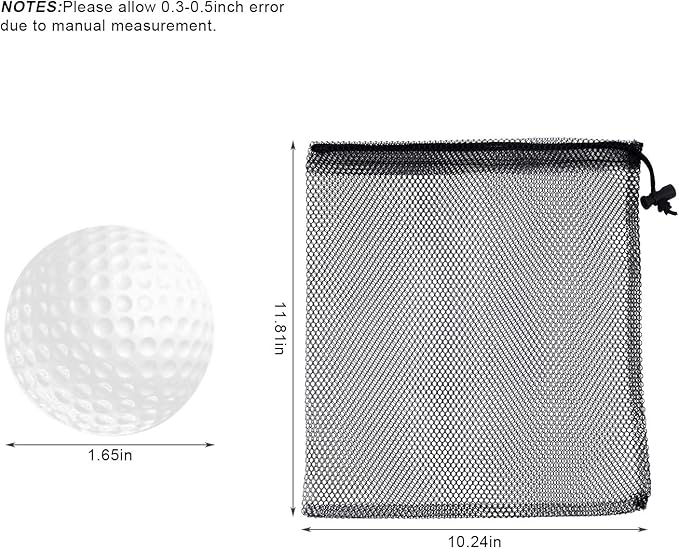 40 Pack Foam Golf Practice Balls - Realistic Feel and Limited Flight Training Balls for Indoor or Outdoor