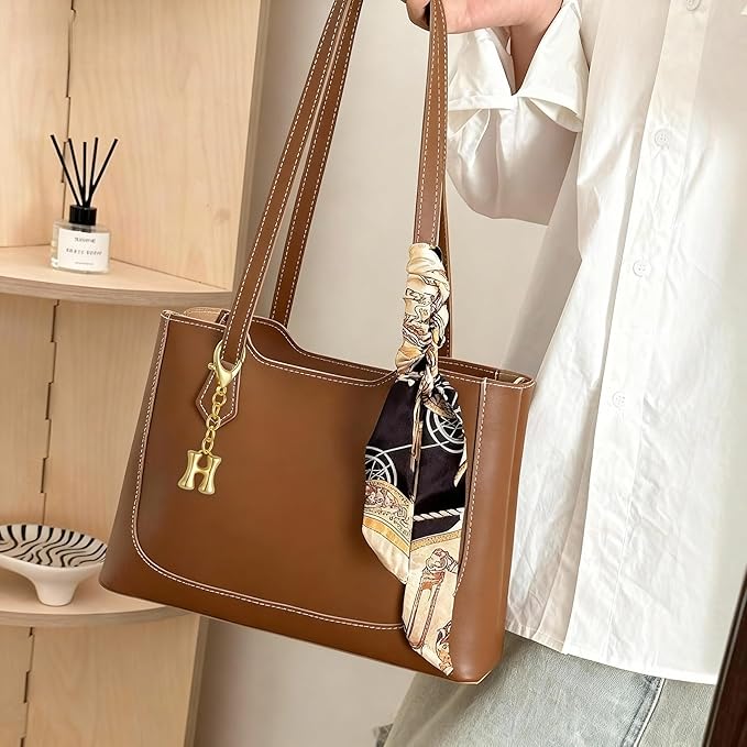 Bubble Gold Letter Bag Charms for Women, Cute Initial Keychain for Handbags, Purse Charms Birthday Christmas Gifts