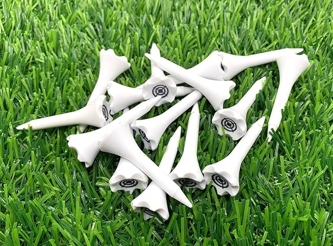 TRUESTRIKE Premium USA Golf Tees – 100-Pack Durable 3¼" / 2¾" Plastic Tees – Made in USA – Perfect Holiday Golf Gift