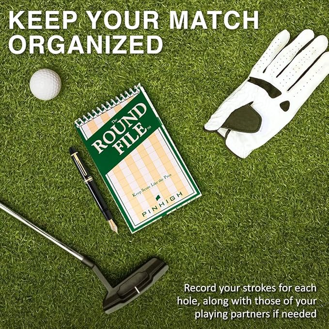 Golf Essentials: Personalized ID Labels, Pro Scorecards & Game Guides. Weatherproof Accessories for Club Tracking, Stat Logging & Wagering