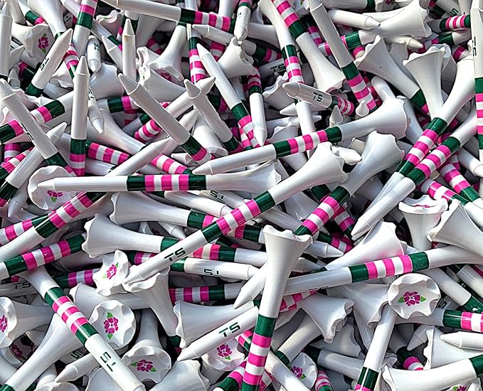 TRUESTRIKE Premium USA Golf Tees – 100-Pack Durable 3¼" / 2¾" Plastic Tees – Made in USA – Perfect Holiday Golf Gift