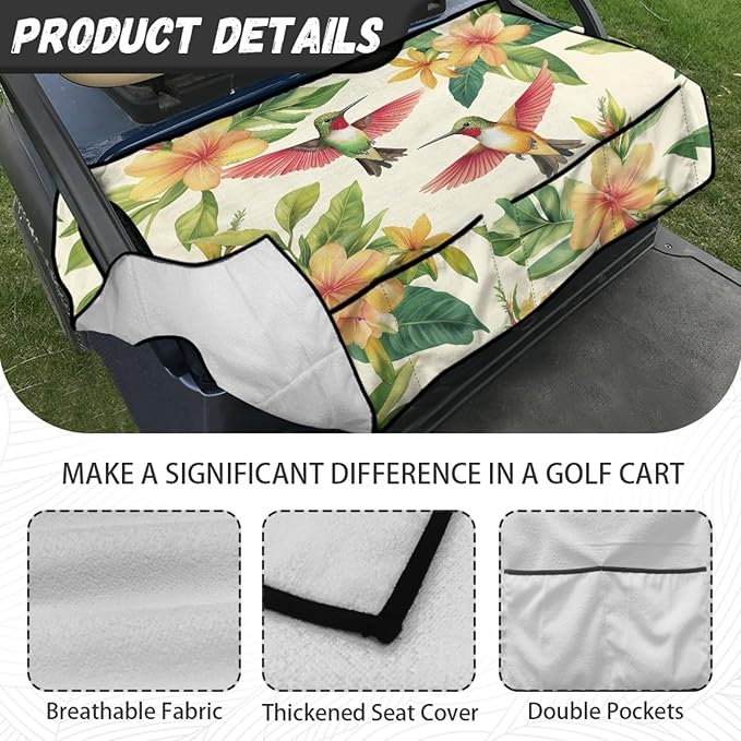Golf Cart Seat Covers Universal Golf Cart Seat Cover Blanket Cushion Cover Sports Golf Cart Accessories