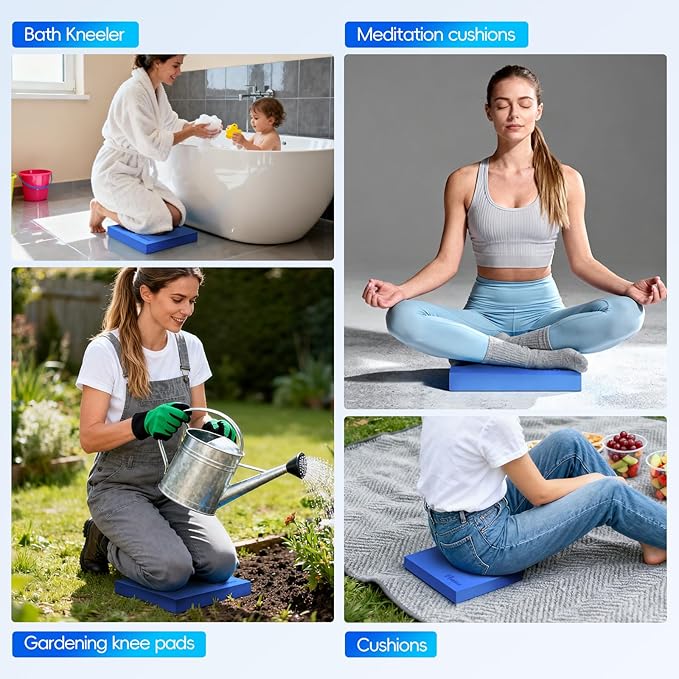 Professional Balance Pad, Nonslip Foam Exercise Balance Pad Cushion for Physical Therapy, Foam Balance Mat for Exercise, Yoga, Fitness, Stability Training and Stretching