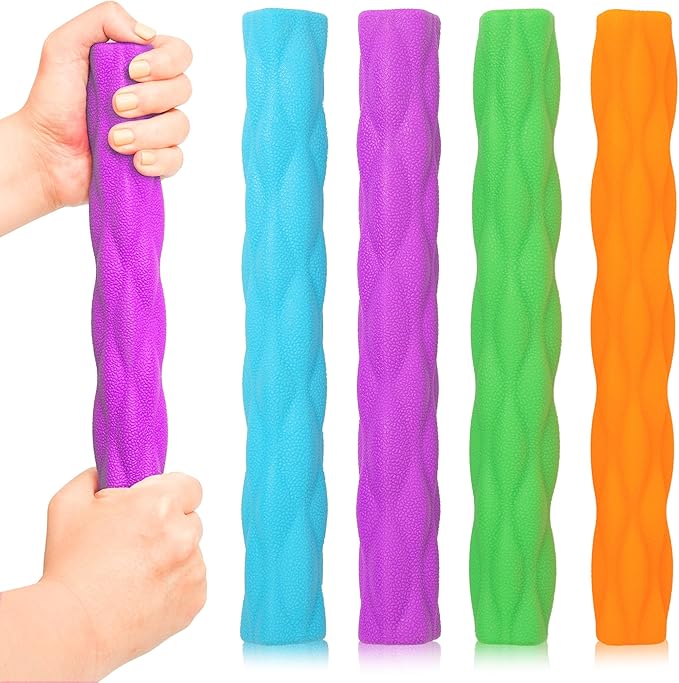 Flex Therapy Bar and Grip Strength Trainers set, Physical Therapy & Resistance Bar for Golfers Elbow, Tendinitis, Wrist,Forearms Pain, Improve Grip Strength and Relieve Pain