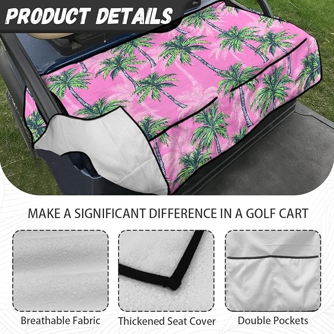 Golf Cart Seat Covers Universal Golf Cart Seat Cover Blanket Cushion Cover Sports Golf Cart Accessories