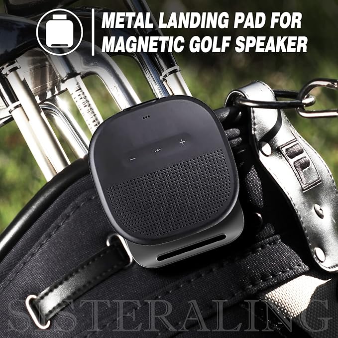 Golf Bag Metal Landing Pads for Magnetic Golf Towel,Golf Rangefinder,Golf Flask,Golf Speaker- Quick Access to Magnetic Golf Equipment and Accessories-Golf Gift -US Patent
