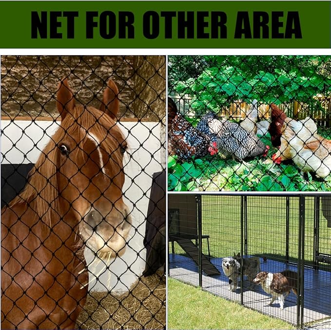 Black Golf Barrier Netting Multifunction Sports Netting High Impact Net