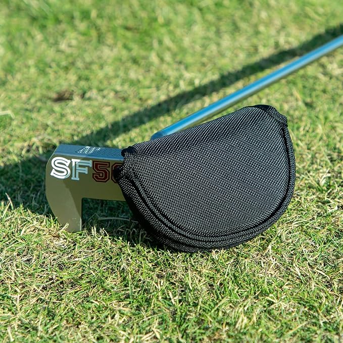 Golf Putter Covers Mallet Putter Headcover with Magnetic Closure Golf Club Cover for Most Brand