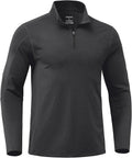 G Gradual Quarter Zip Pullover for Men Fleece Lined Sweatshirt Long Sleeve Winter Golf Shirt Mock Neck Polo Running Sweater