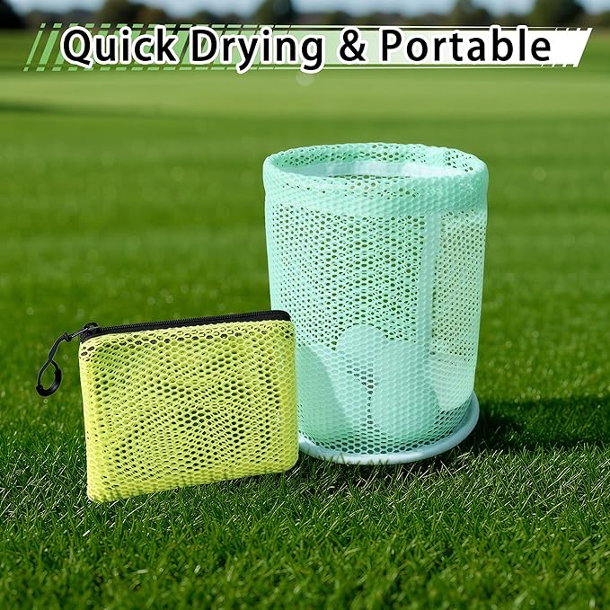 Golf Cleaning Kit Accessories,Golf Club Ball Cleaning Bag,Gift for Christmas,Club Ball Cleaning Bag,Club Brush with Water,Divot Repair Tool,Club Sharpener-Gifts for Men&Women