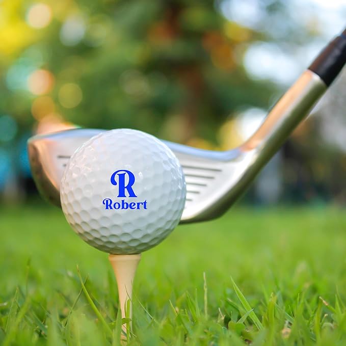 Personalized Name Golf Ball Stamper, Gifts for Men Dad Husband, Self-Inking Golf Ball Stamp Markers, Golfer Gift Golfing Accessories