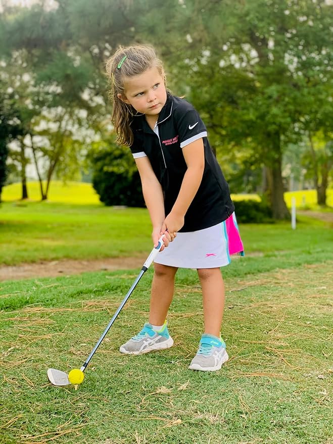 Fingerprints Junior Golf Club Set - Perfect for Junior Golfers - Left-Handed & Right-Handed Options - Complete Set in Multiple Sizes with Driver, Hybrid, 7i, PW, Putter & Stylish Stand Bag