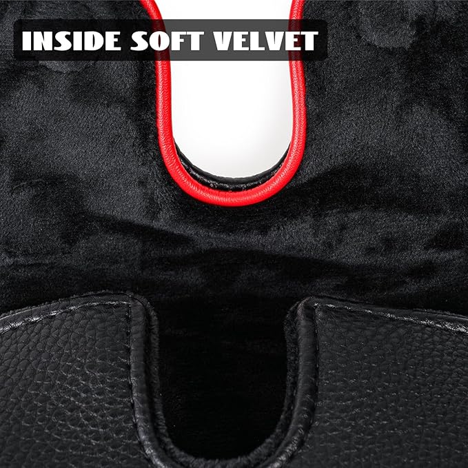 Craftsman Golf Leather Black Mallet Putter Headcover Head Cover Protector Case for LAB DF3 Center Shaft Putters Magnetic Closure