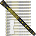 KNLY Golf Grips Set of 13 - High Traction and High Feedback Rubber Golf Club Grips with Anti-Slip and All Weather Performance，13 Grips with 15 Tapes and 13 Grips with All Repair Kits for Choice.