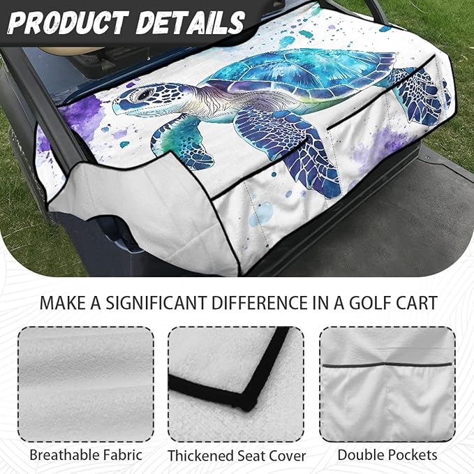 Golf Cart Seat Covers Universal Golf Cart Seat Cover Blanket Cushion Cover Sports Golf Cart Accessories