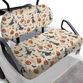 Golf Cart Seat Covers, Universal Fit & Nonskid Bottom Fits for Club Car 2 Person Seats Golf Carts